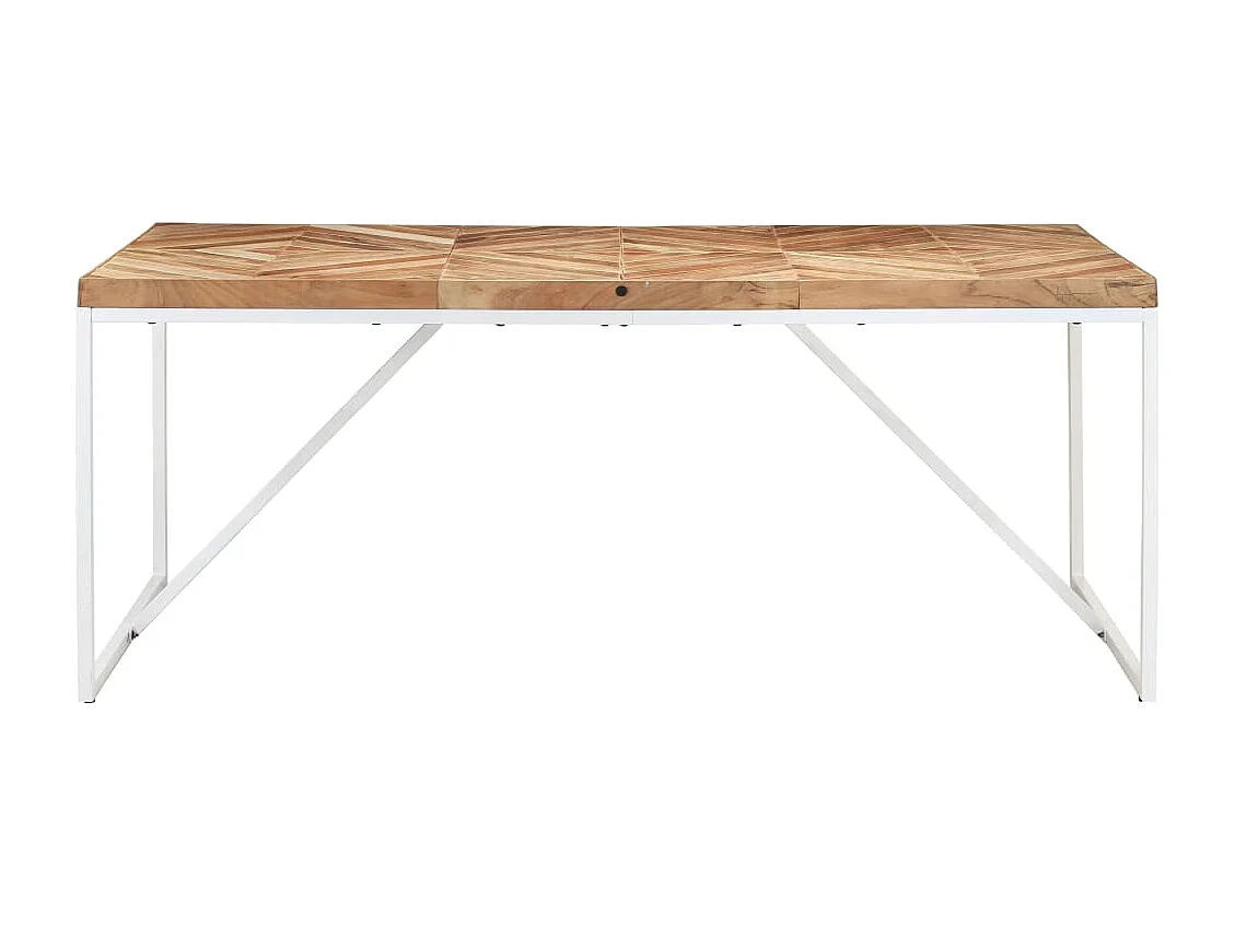 Table à dîner 180x90x76 Bois massif d'acacia et de manguier