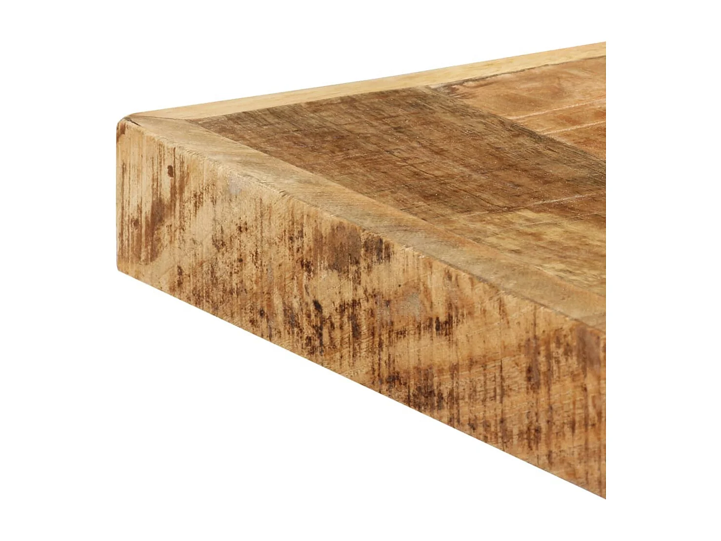 Table à dîner 160x80x75 Bois de manguier massif brut