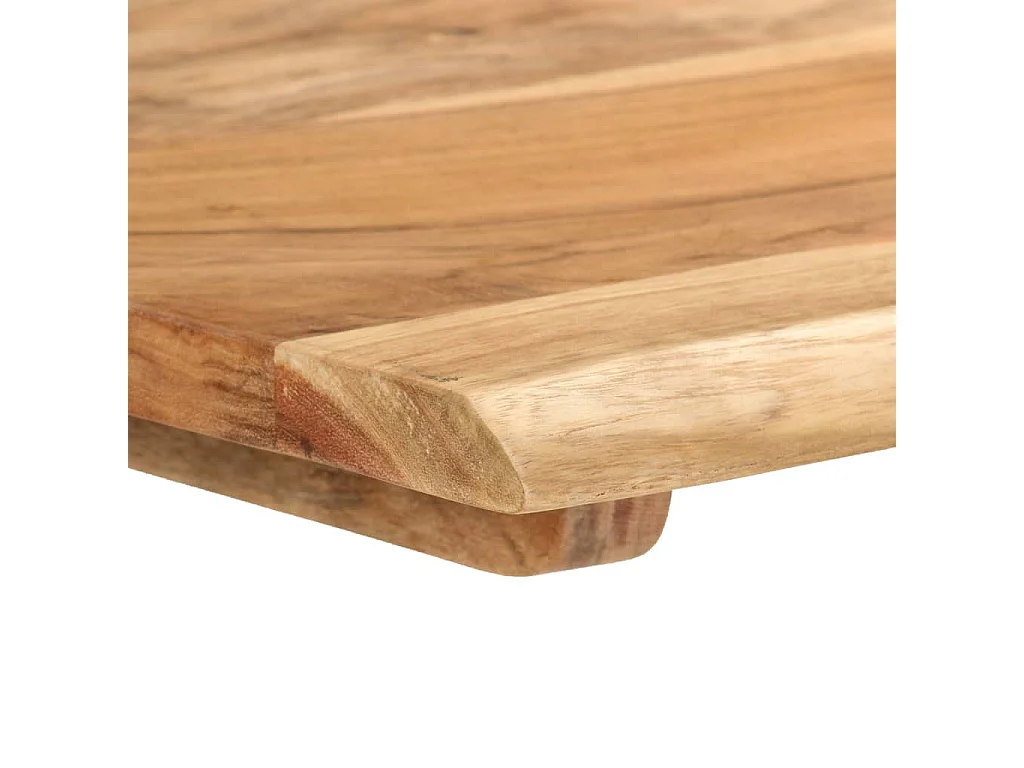 Table de salle à manger 140x70x76 Bois d'acacia solide 2