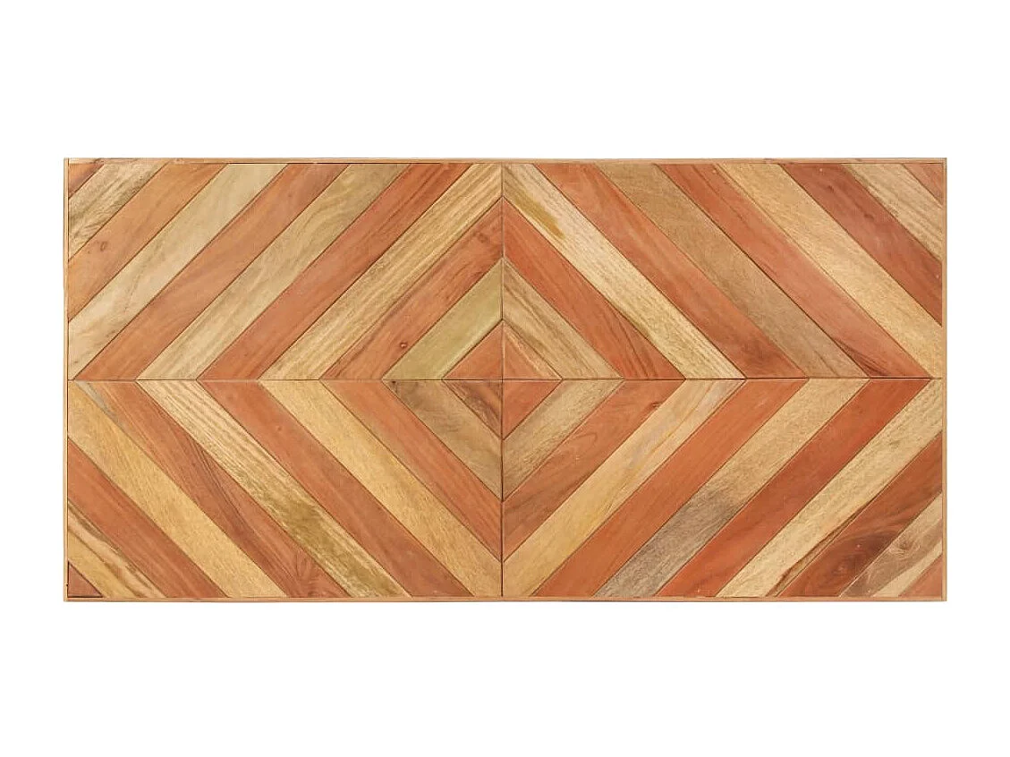 Table à dîner 120x60x76 Bois solide d'acacia et de manguier