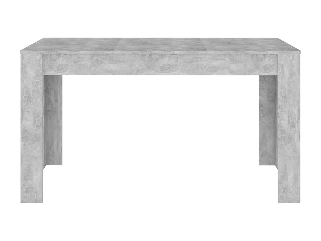 Table de salle à manger Gris béton 140x74,5x76