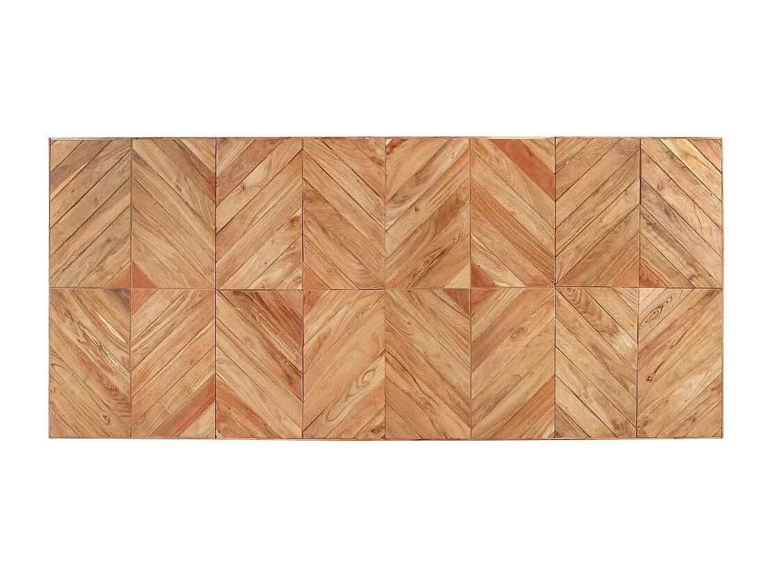 Table à dîner 200x90x76 Bois massif d'acacia et de manguier 2