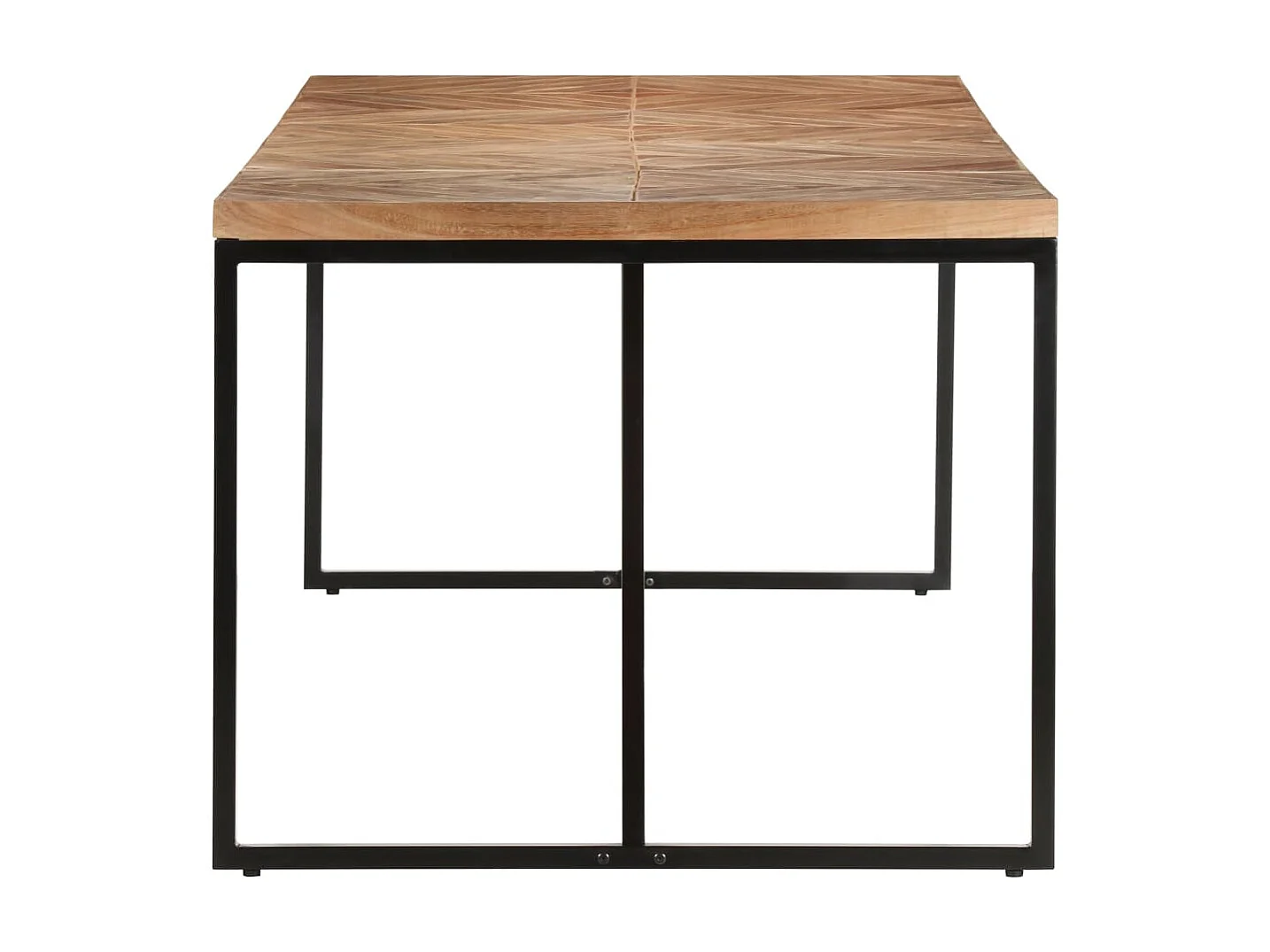 Table à dîner 200x90x76 Bois massif d'acacia et de manguier 2