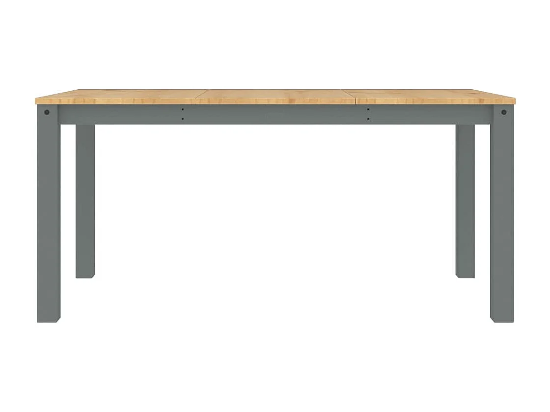 Table à manger en boi de pin maif Autika – Élégance rutique et polyvalence-Gri-Largeur 160 cm