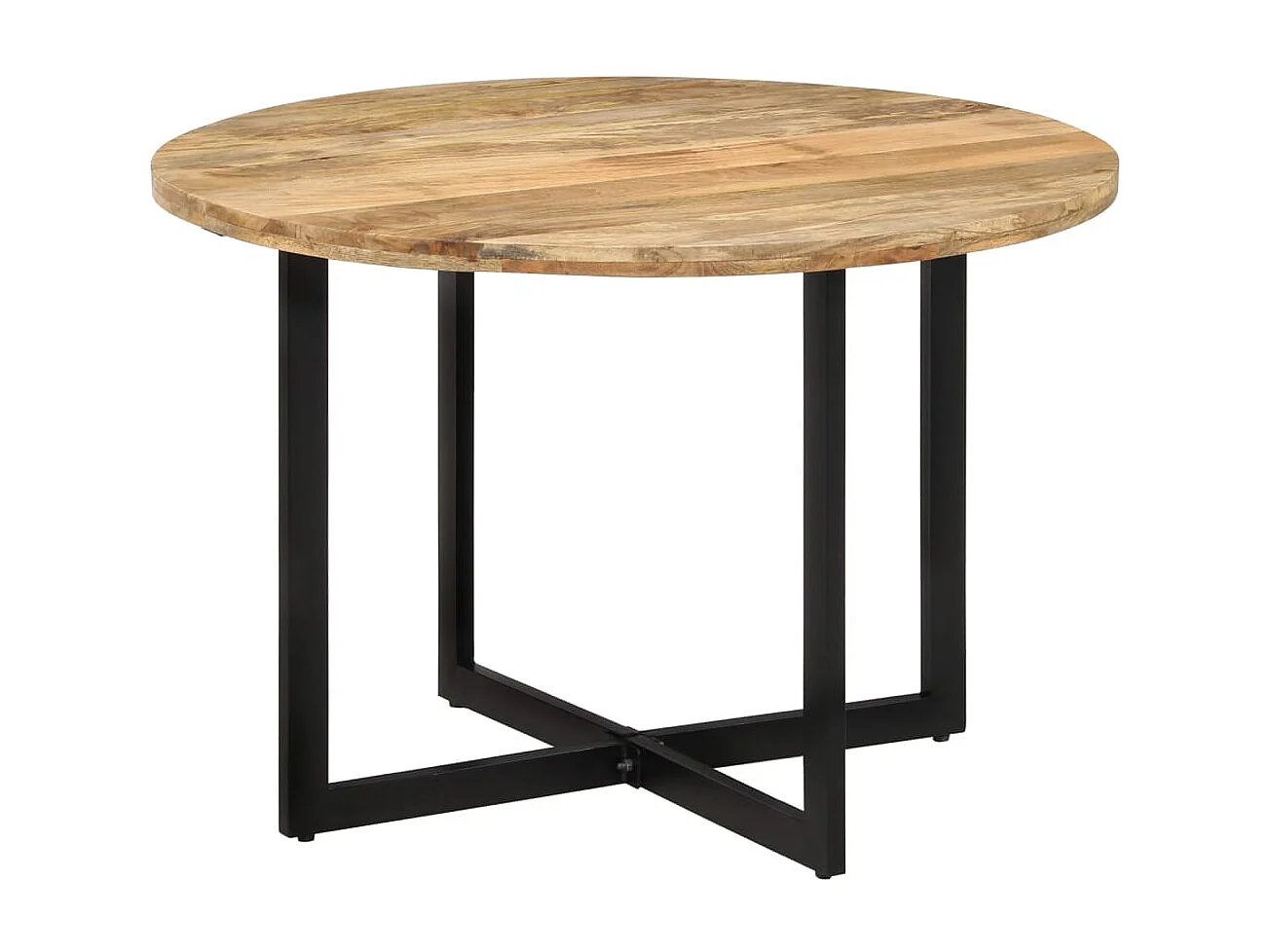 Table à dîner 110x75 Bois de manguier massif 2