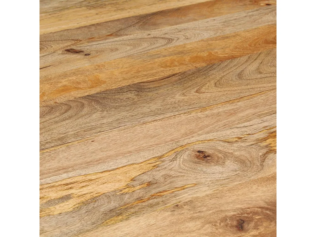 Table à dîner 110x75 Bois de manguier massif 2
