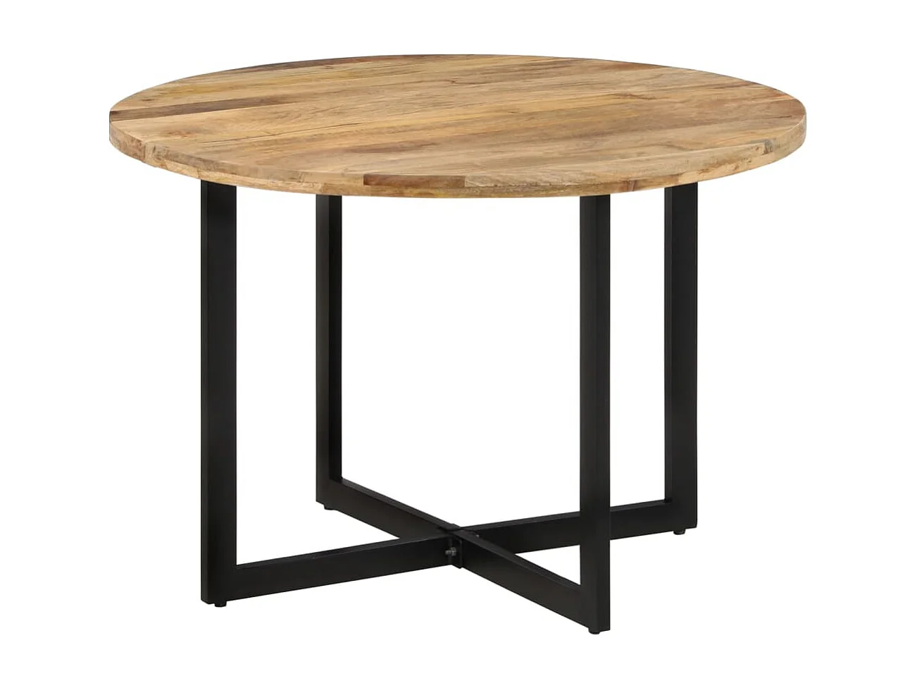 Table à dîner 110x75 Bois de manguier massif 2