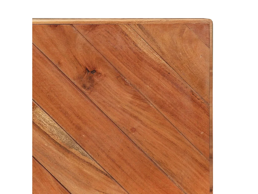 Table à dîner 120x60x76 Bois solide d'acacia et de manguier 2