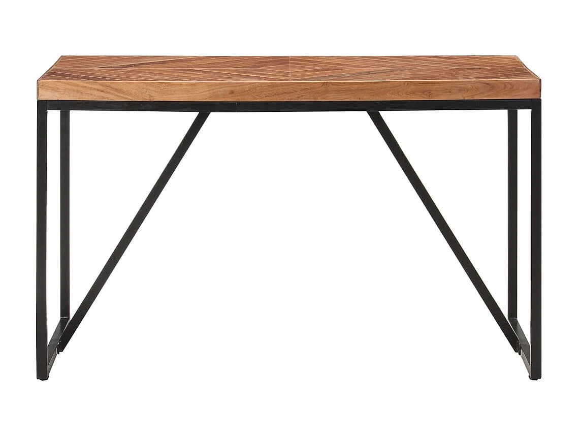 Table à dîner 120x60x76 Bois solide d'acacia et de manguier 2