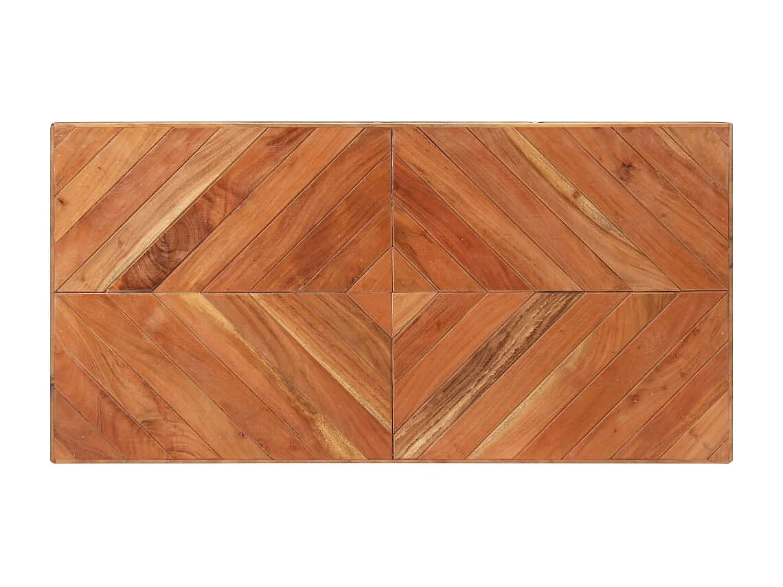 Table à dîner 120x60x76 Bois solide d'acacia et de manguier 2