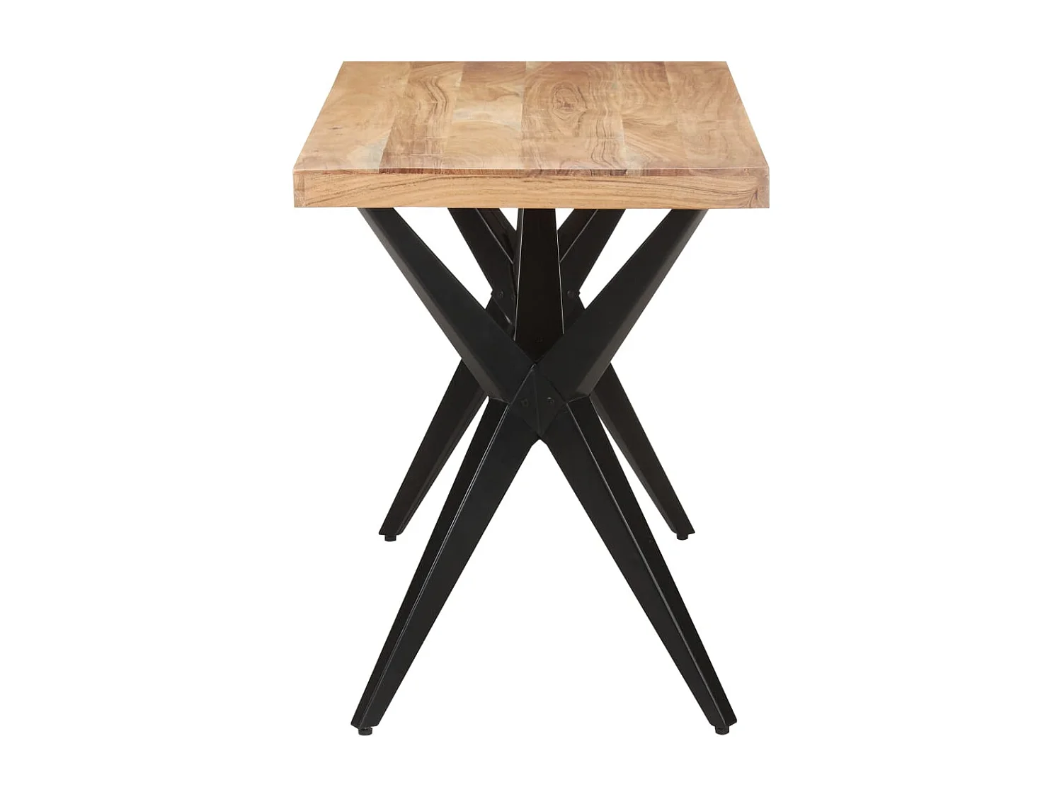 Table de salle à manger 120x60x76 Bois solide d'acacia 2