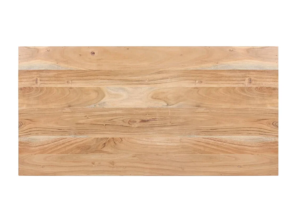Table de salle à manger 120x60x76 Bois solide d'acacia 2
