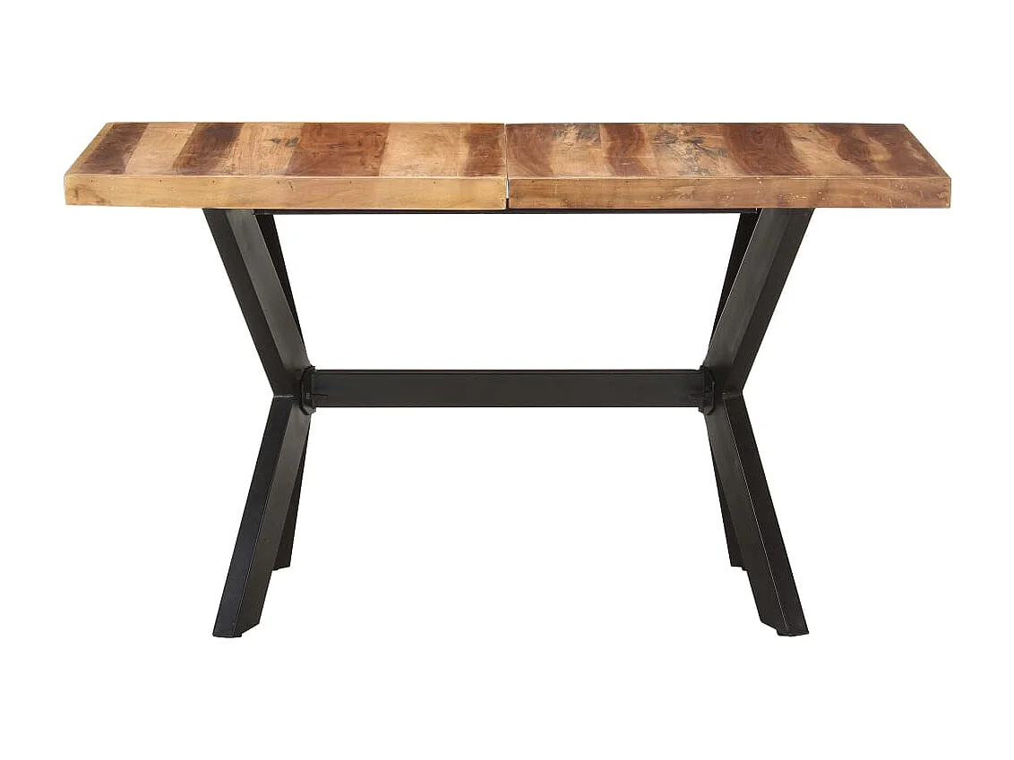 Table à dîner 140x70x75 Bois massif avec finition