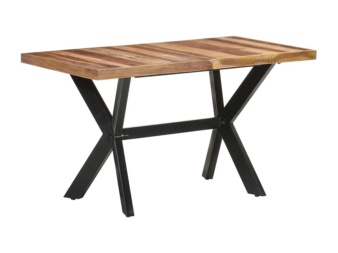 Table à dîner 140x70x75 Bois massif avec finition