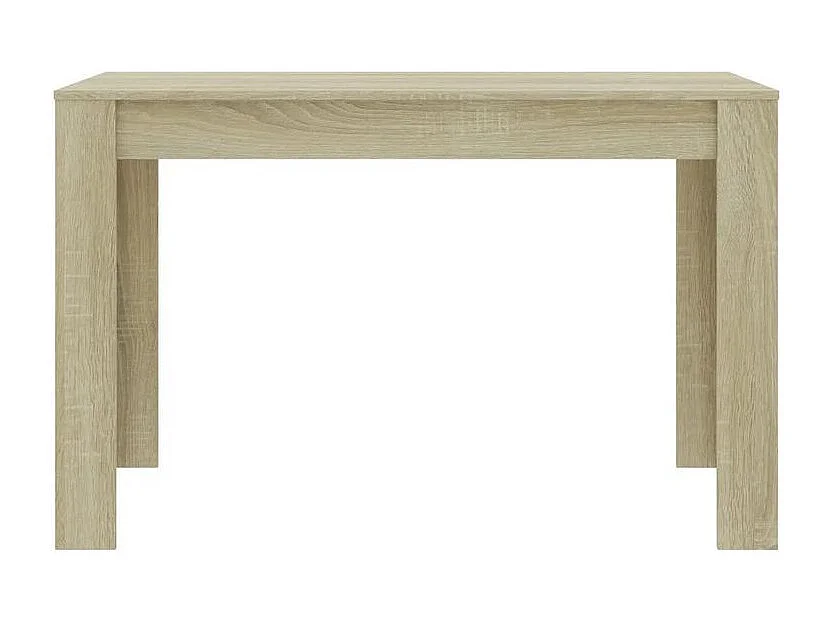 Table à manger bois chêne clair Kinsa 120cm