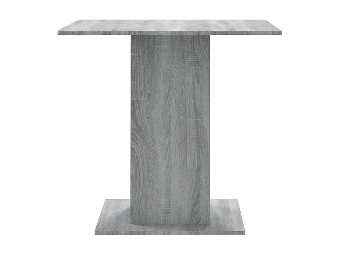 Table à dîner Sonoma gris 80x80x75 Bois d'ingénierie