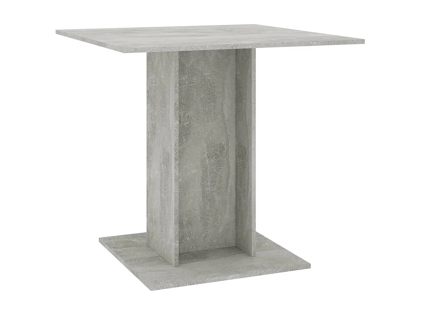 Table de salle à manger Gris béton 80 x 80x75
