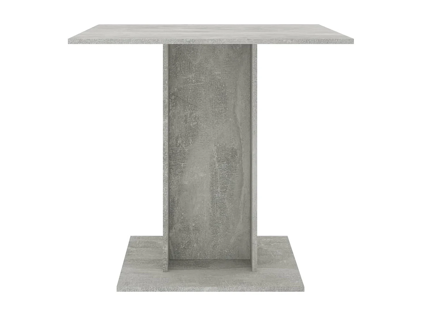 Table de salle à manger Gris béton 80 x 80x75
