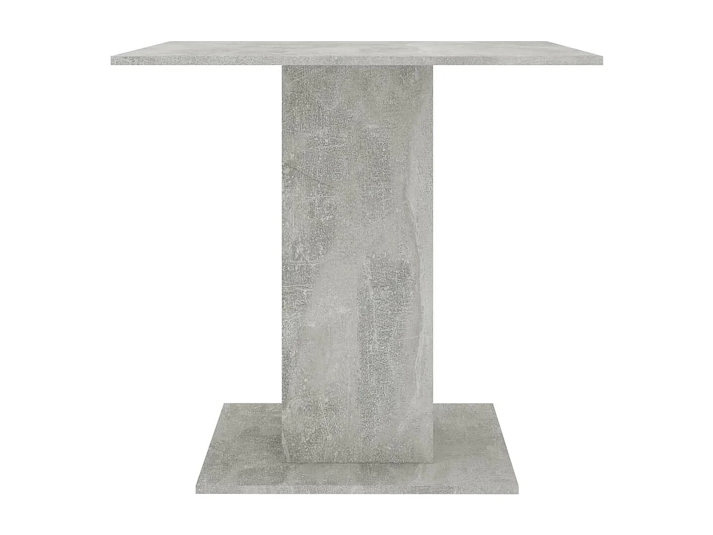 Table de salle à manger Gris béton 80 x 80x75