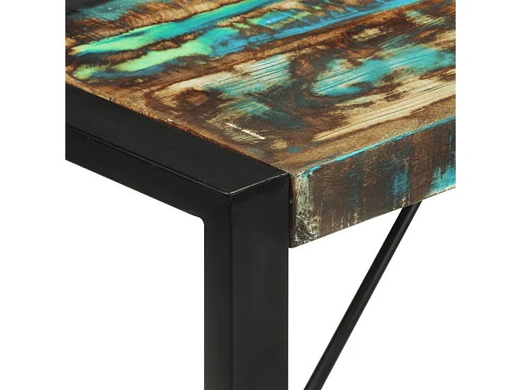 Table à manger 120x55x76 bois massif de récupération