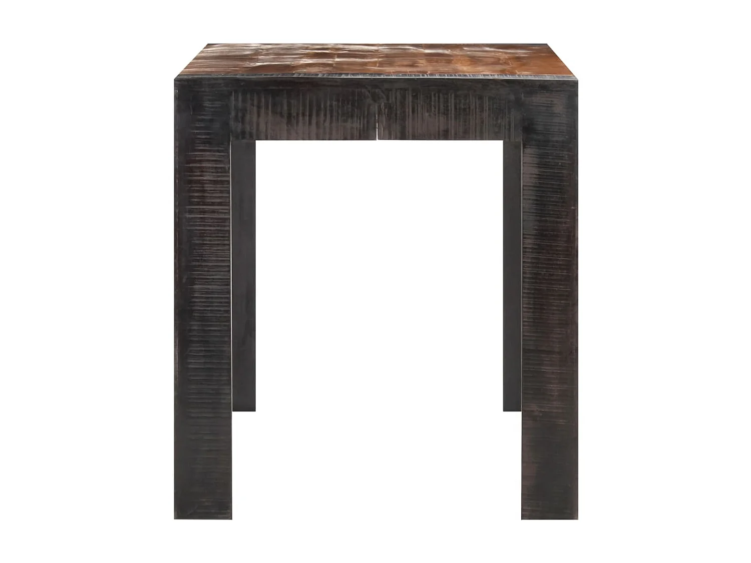 Table de salle à manger 140x70x76 Bois de manguier brut 3