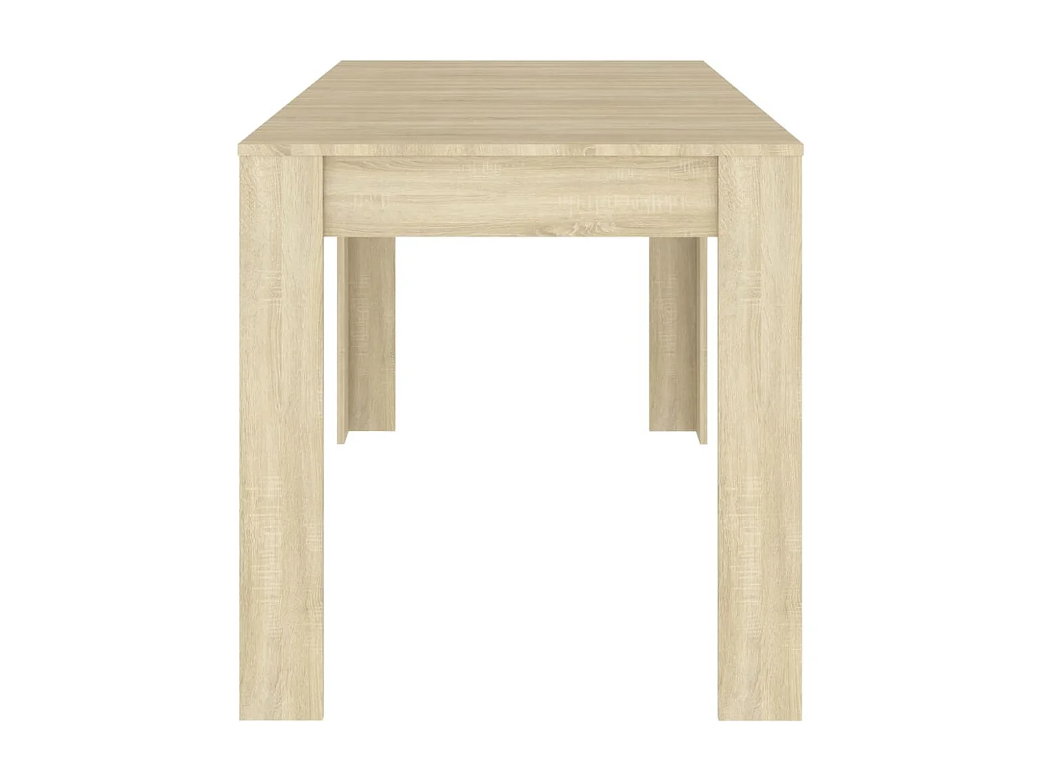 Table de salle à manger Chêne sonoma 140x74,5x76