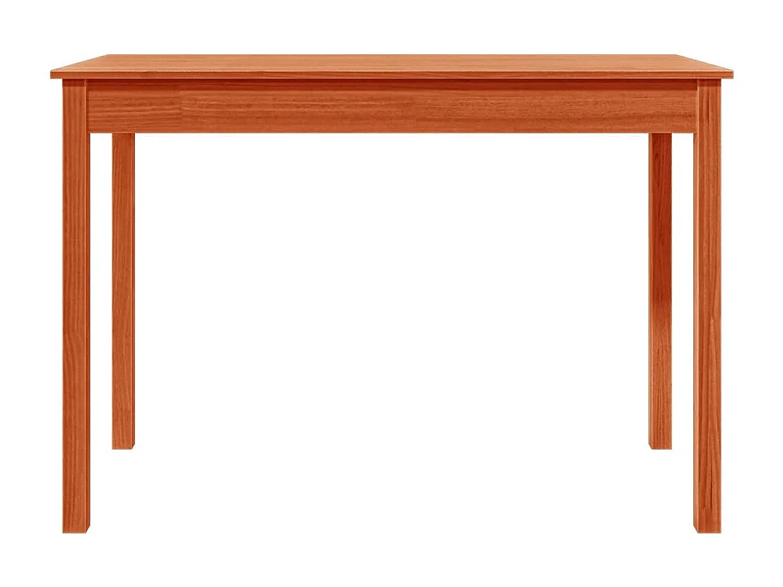 Table à manger marron 110x55x75 bois massif de pin