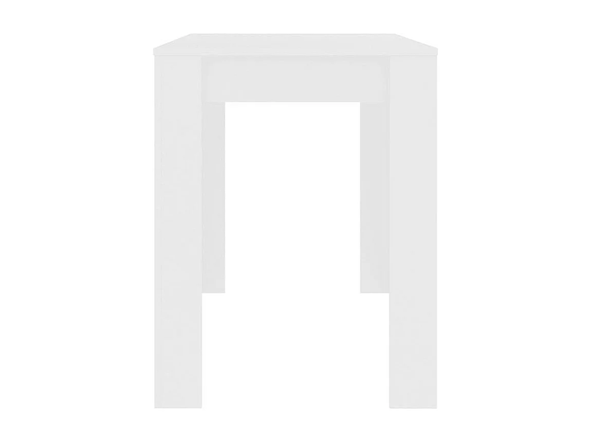 Table à manger bois blanc Kinsa 120cm