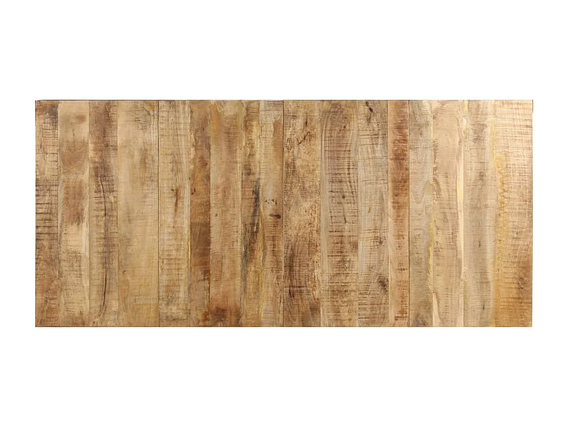 Table de salle à manger 220x100x76 Bois de manguier brut