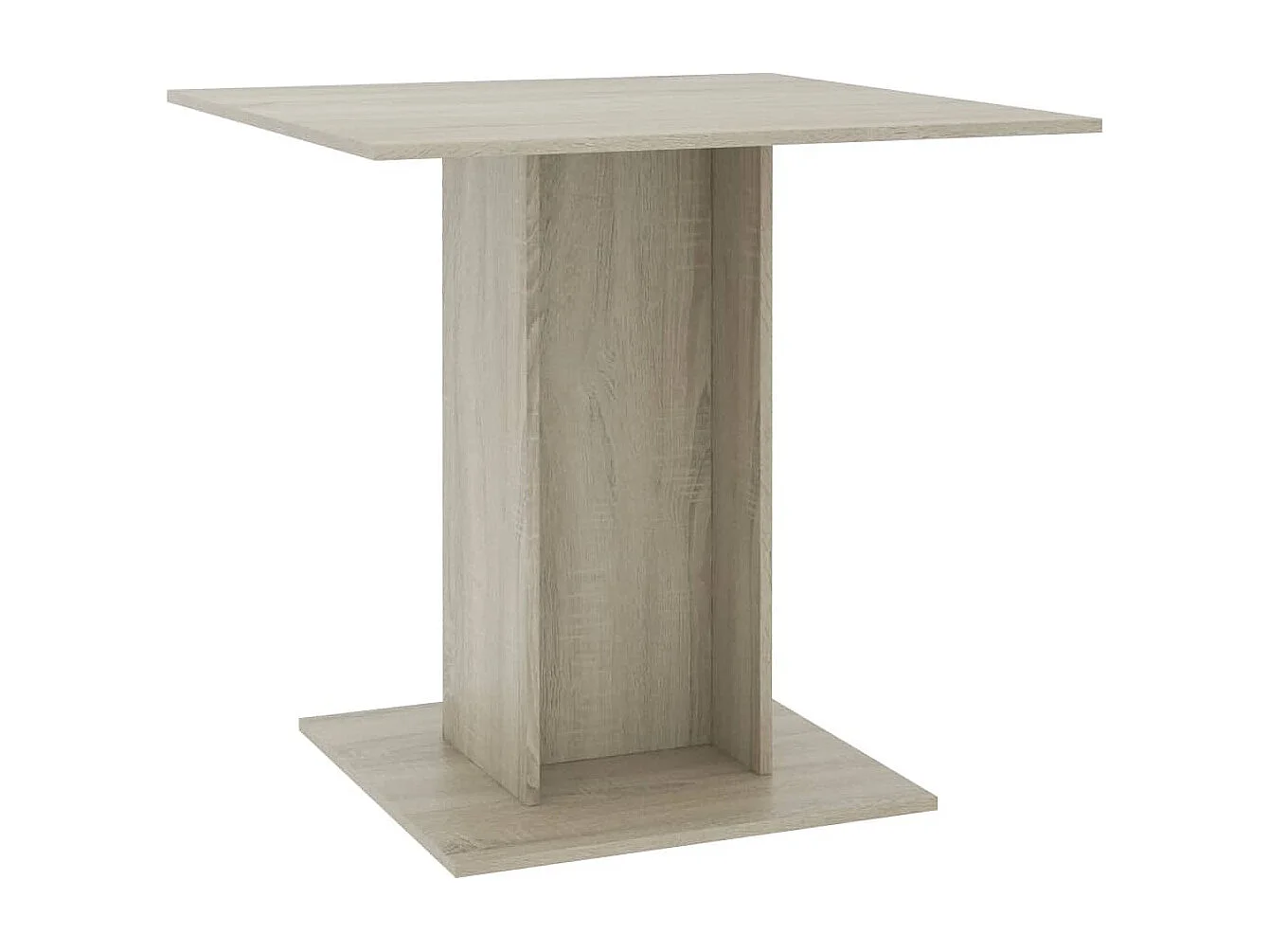 Table de salle à manger Chêne sonoma 80 x 80x75