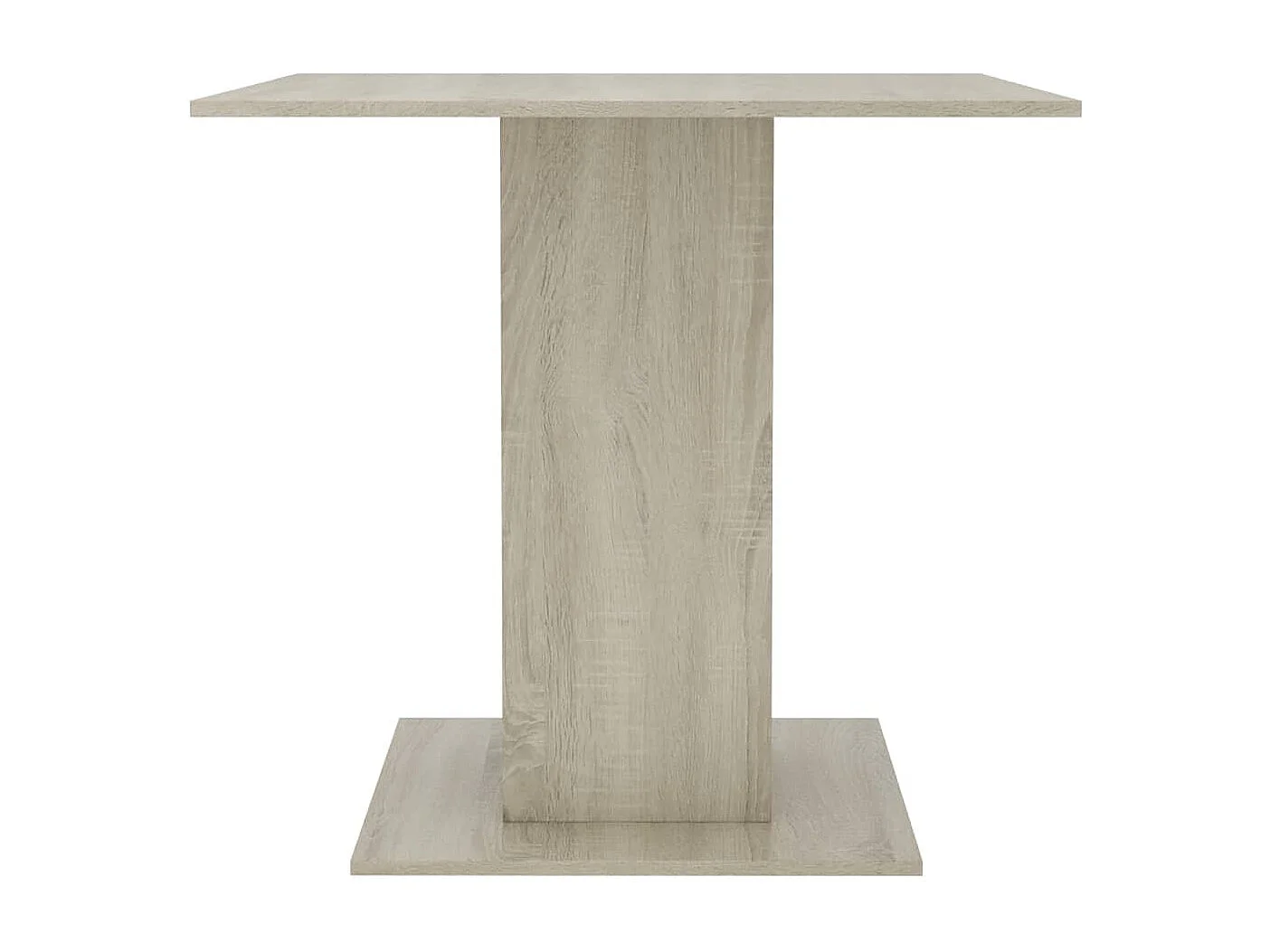 Table de salle à manger Chêne sonoma 80 x 80x75