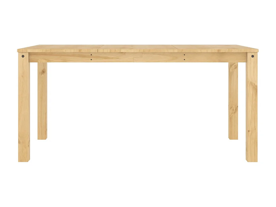 Table à manger en boi de pin maif Autika – Élégance rutique et polyvalence-Naturel-Largeur 160 cm
