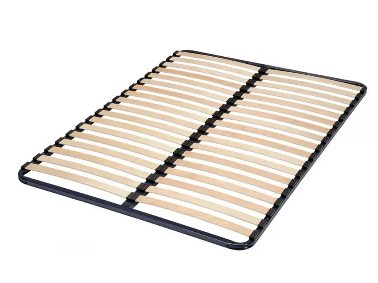 Lit escamotable horizontal MOLANE – Armoire lit avec sommier à lattes intégré-Avec matelas-140x190-Cadre Blanc-Façade Anthracite