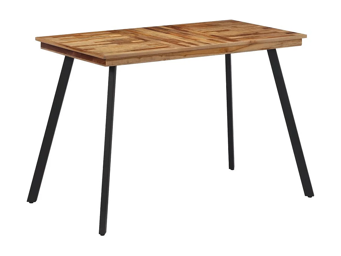 Table à manger 120x62x76 bois massif de teck