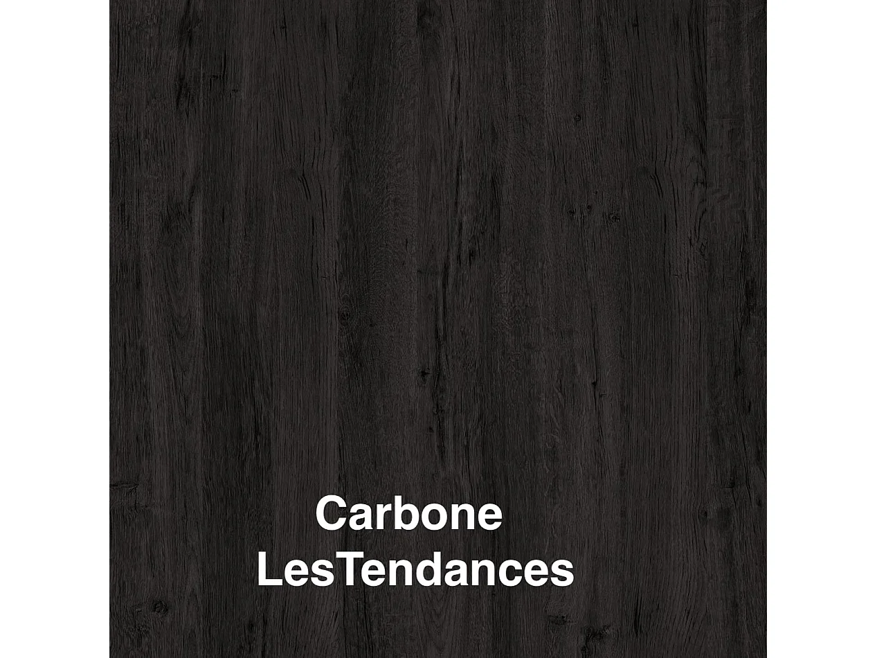 Lit escamotable vertical 90x190 Valka-Avec matelas-Cadre Noyer-Façade Anthracite