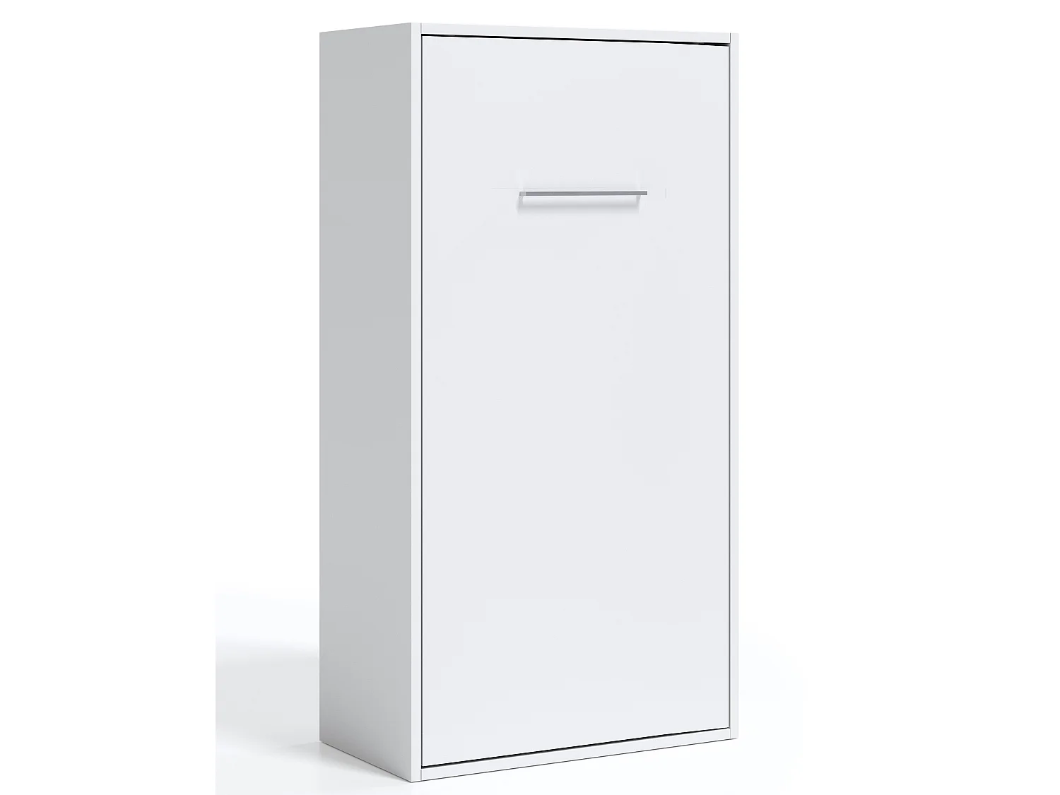 Lit escamotable superposé vertical 2 couchages 90x190 Liker-2 matelas-Cadre Cambrian-Façade Cambrian