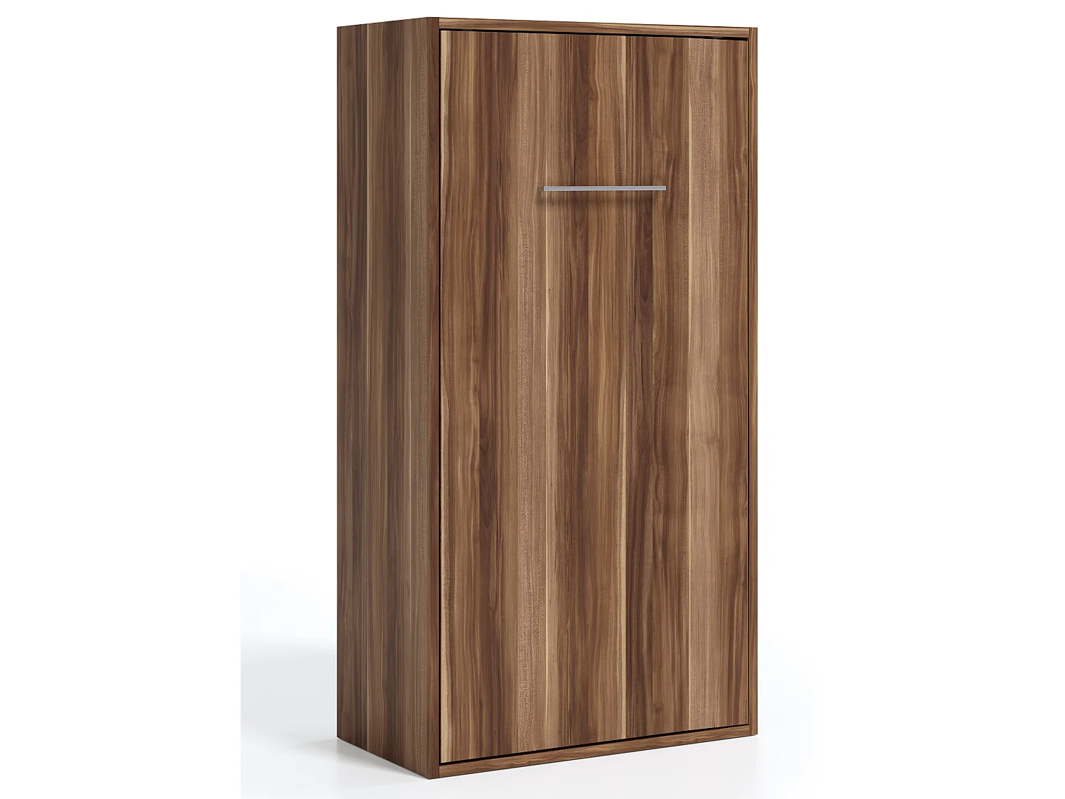 Lit escamotable superposé vertical 2 couchages 90x190 Liker-2 matelas-Cadre Cambrian-Façade Cambrian