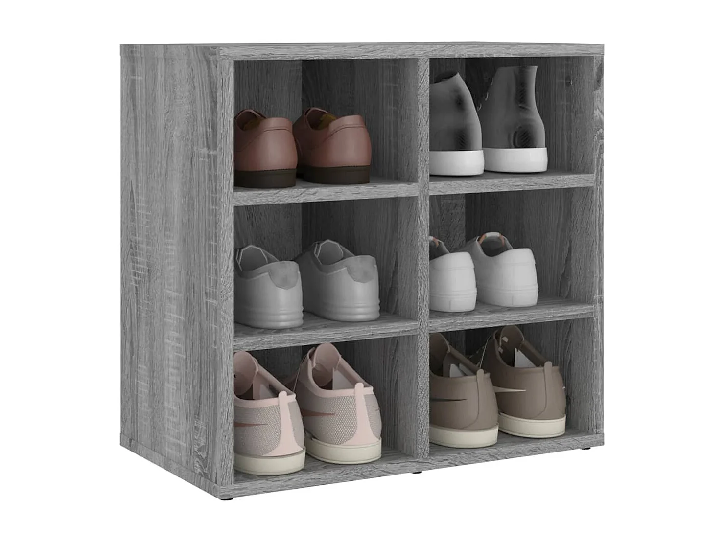 Armoire à chaussures Sonoma gris 52,5x30x50