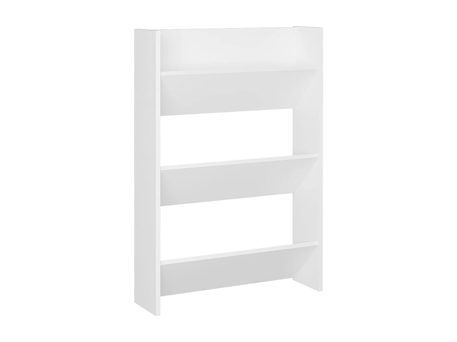 Armoire à chaussures murale Blanc 60x18x90