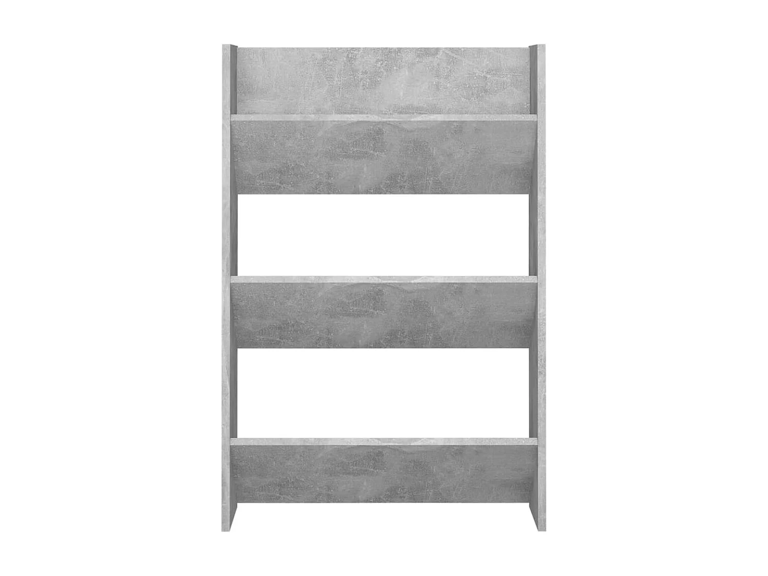 Armoire à chaussures murale Gris béton 60x18x90