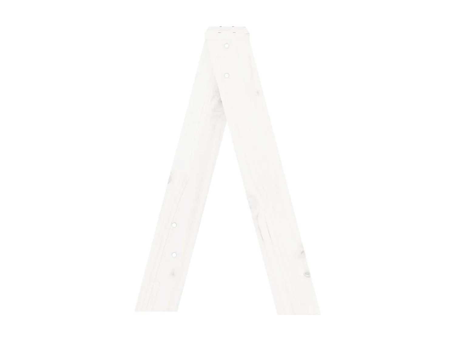 Tabouret lot de 2 blanc 40x40x60 bois massif de pin