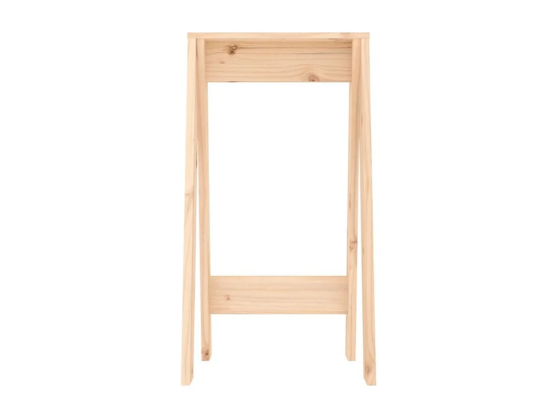 Tabouret lot de 2 40x40x75 bois massif de pin