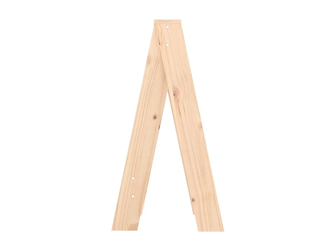 Tabouret lot de 2 40x40x75 bois massif de pin
