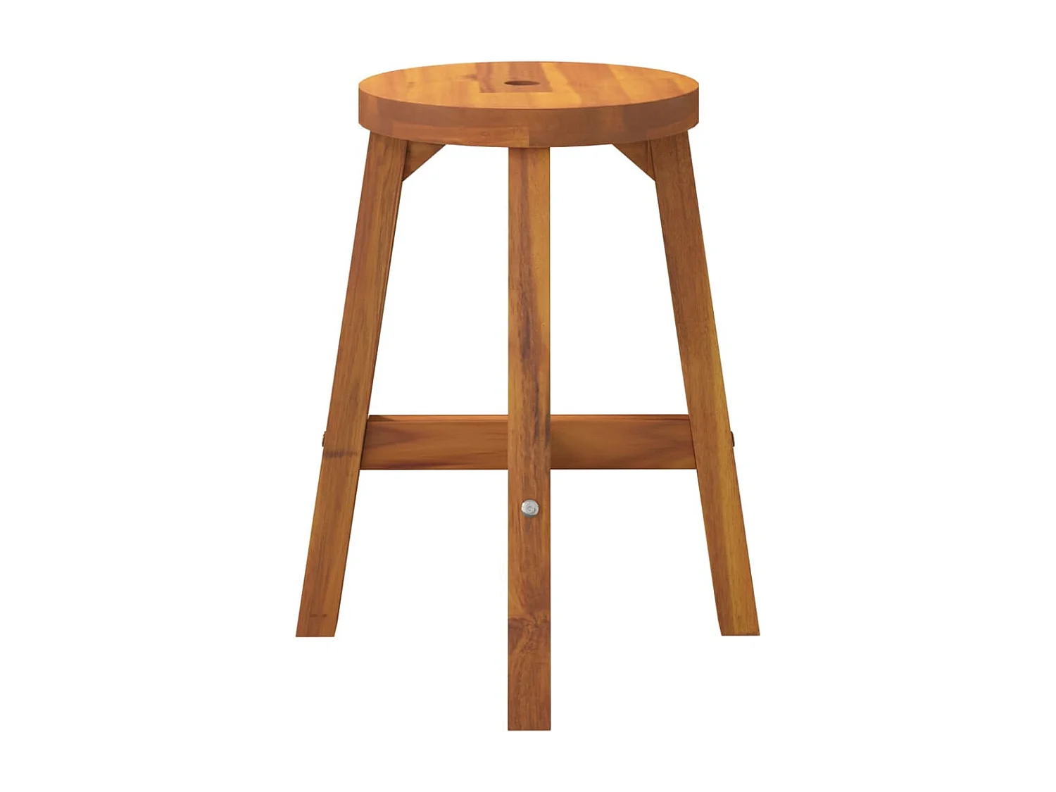Tabouret Marron 38x38x45 Bois d'acacia solide