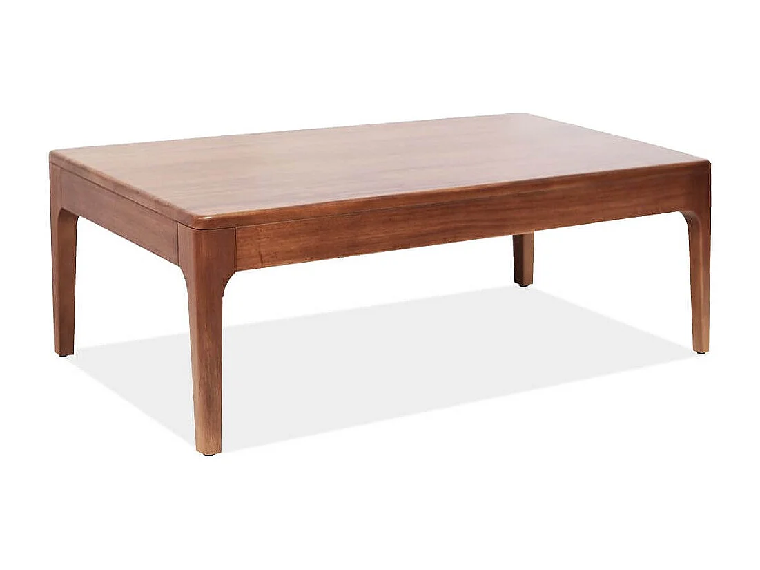 Table basse VALENCIA – Bois massif d’acajou – 120cm