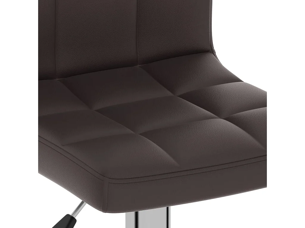 Tabouret de bar Marron Similicuir Simkol