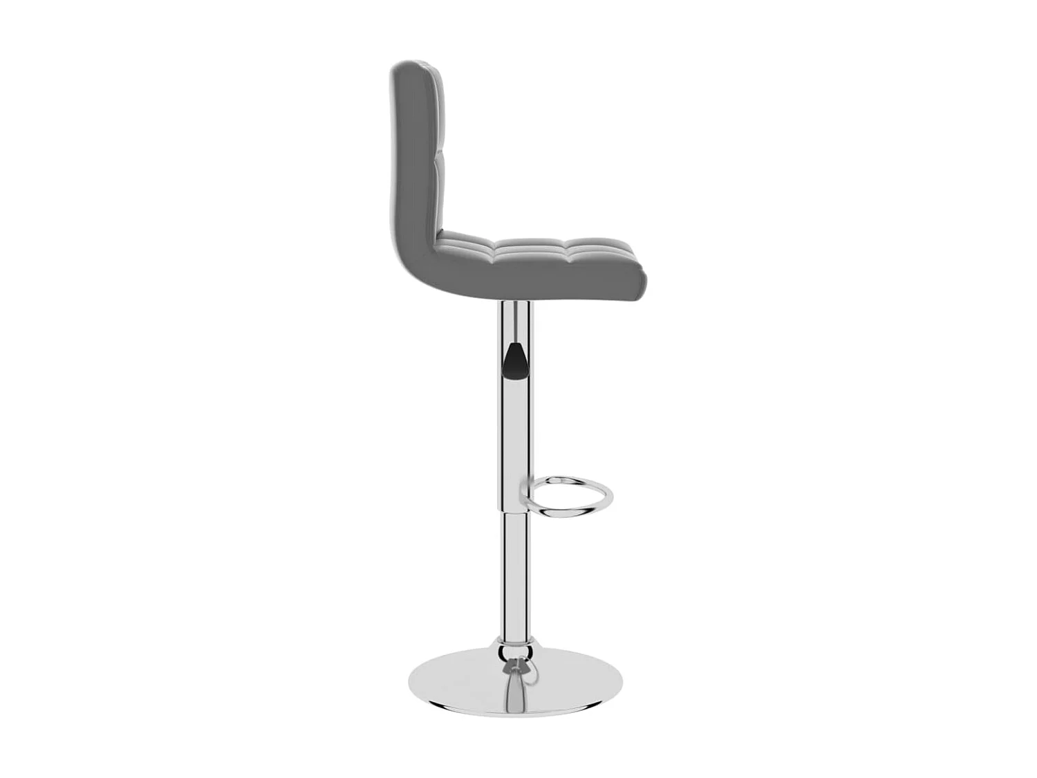 Tabouret de bar Gris Similicuir Simkol
