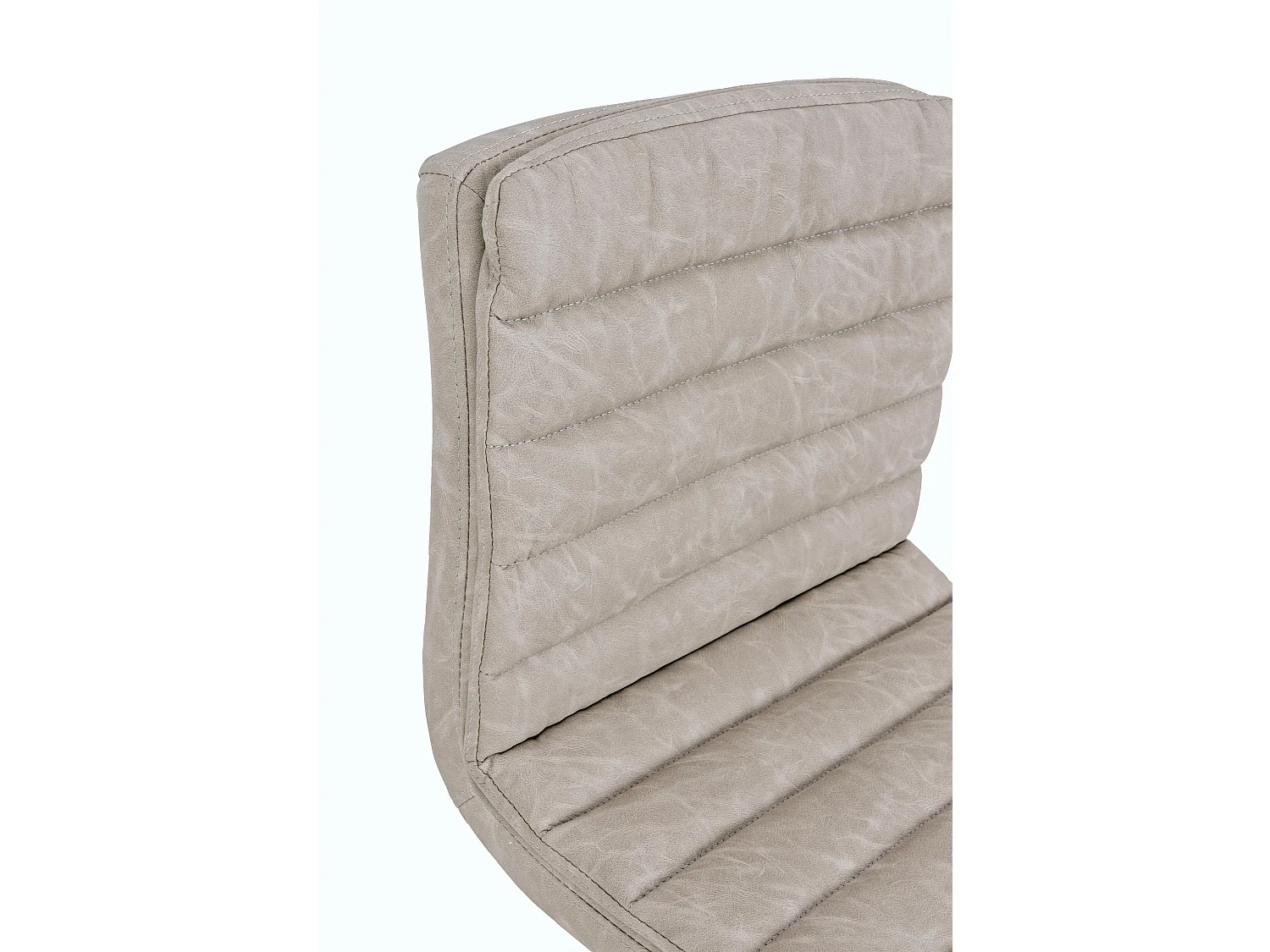 Lot de 2 tabourets de bar vintage CONNOR – Hauteur d'assise réglable 63,5 à 84,5cm-Gris vintage