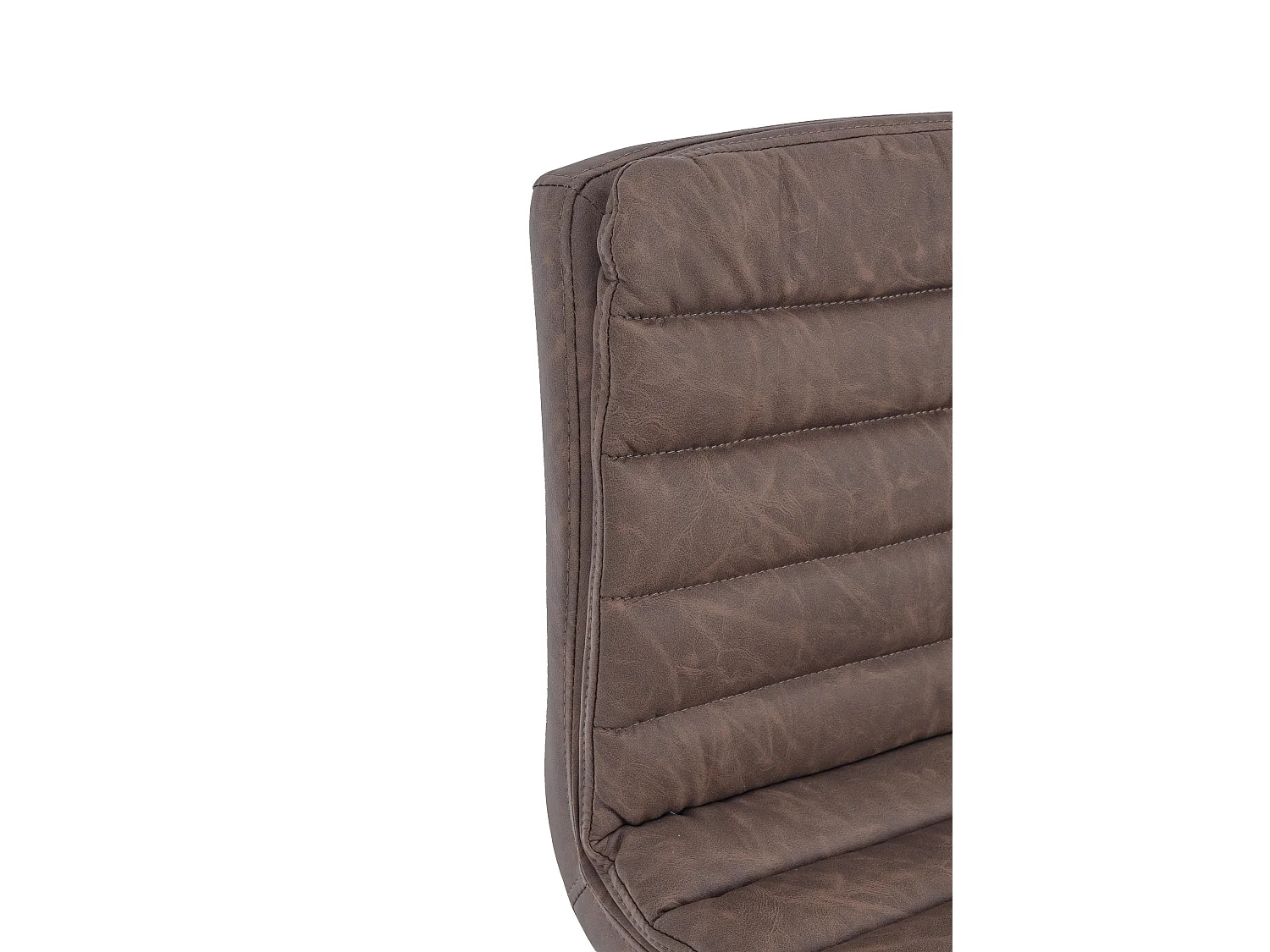 Lot de 2 tabourets de bar vintage CONNOR – Hauteur d'assise réglable 63,5 à 84,5cm-Gris foncé