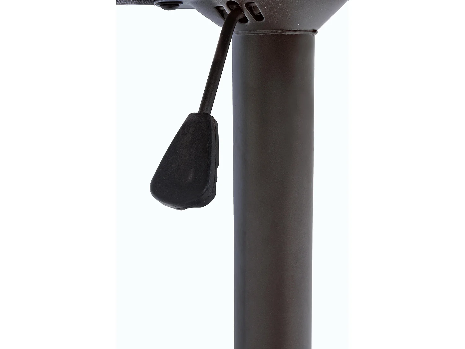 Lot de 2 tabourets de bar vintage CONNOR – Hauteur d'assise réglable 63,5 à 84,5cm-Gris foncé